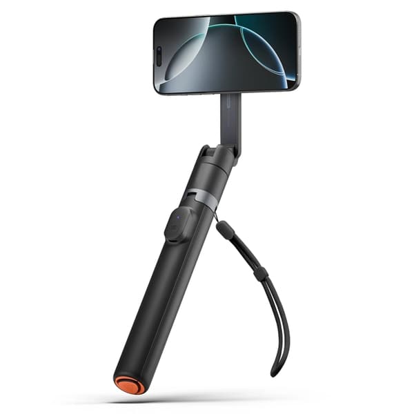 Spigen Magsafe Bluetooth Selfiestick Tripod S581W - Svart Svart