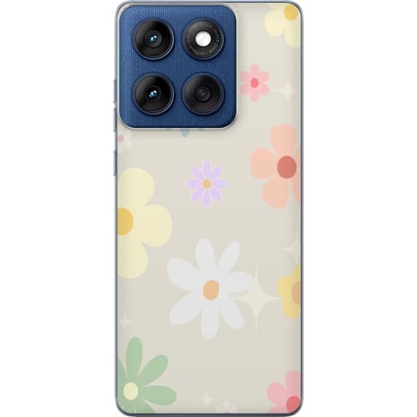 Mobilskal till Motorola Edge 60 med fejdande blommor
