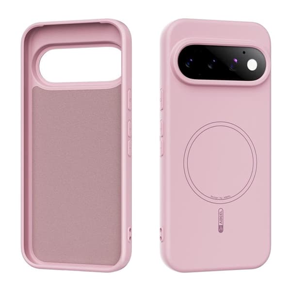 ABEEL Mobilskal för Google Pixel 11/11 Pro MagSafe Skin Touch - Rosa