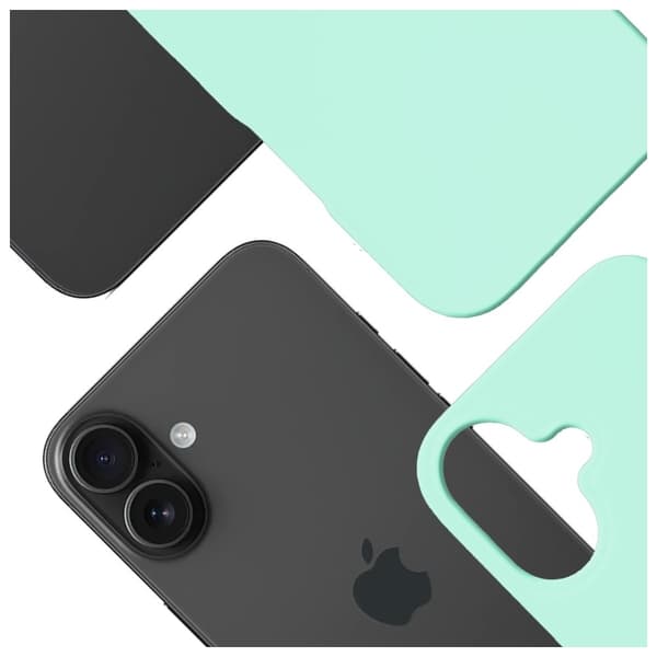 3MK Telefontaske til iPhone 16 MagSafe Silicone Hardy - Turkis