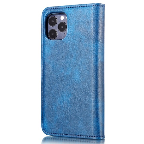 DG.MING iPhone 13 Pro Max Plånboksfodral 2-i-1 Äkta läder Blå
