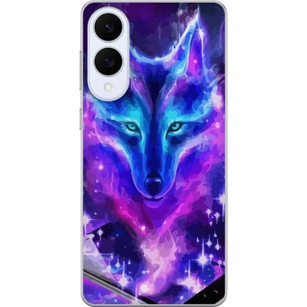 Telefontaske til Samsung Galaxy S25 Edge med Neon Wolf