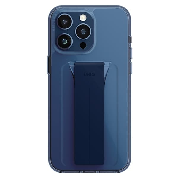 UNIQ Mobilskal till iPhone 15 Pro Max Heldro Mount Stand - Mörkblå
