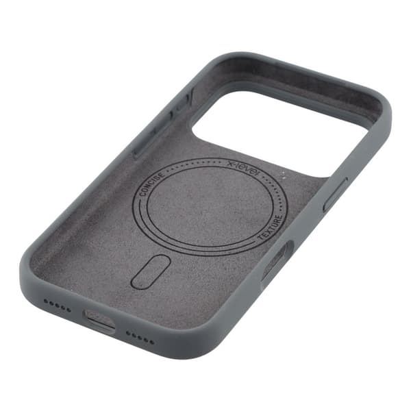 X-LEVEL Mobilskal till iPhone 17 Pro Max MagSafe Liquid Silicone Svart
