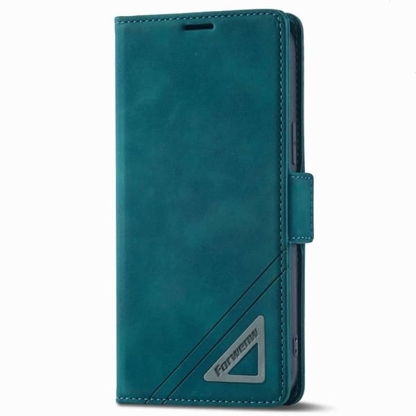 FORWENW F3-Series iPhone 14 Plus Plånboksfodral Konstläder - Cyan