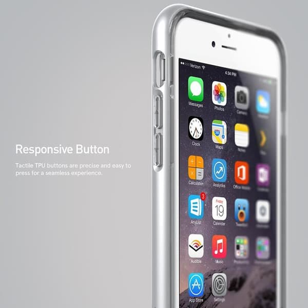 Caseology SkyFall Taske Cover til Apple iPhone 6 (S) Plus - Sølv Silver