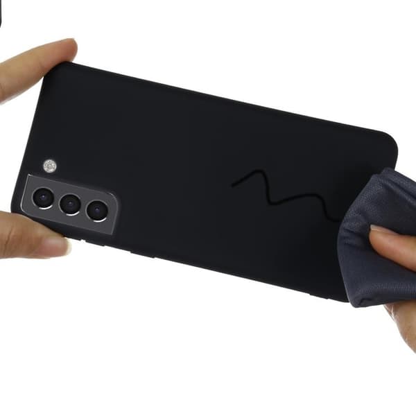 Liquid Silicone Skal Galaxy S22 Plus 5G - Svart Black