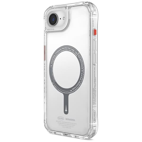 Skinarma Mobilskal till iPhone 16e MagSafe Saido - Clear Transparent