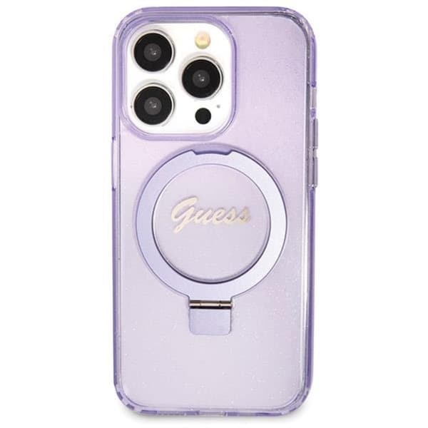 Guess Mobilskal till iPhone 13 Pro Max Magsafe Script Glitter