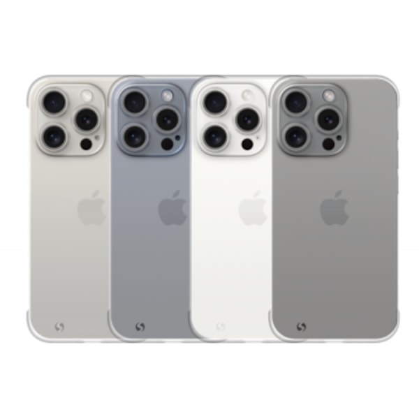 Just Mobile Mobilskal till iPhone 15 Pro Max Slim Fit - Crystal