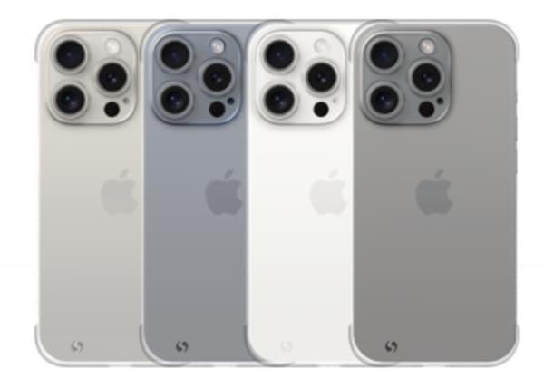 Just Mobiltelefon Taske til iPhone 15 Pro Max Slim Fit - Krystal