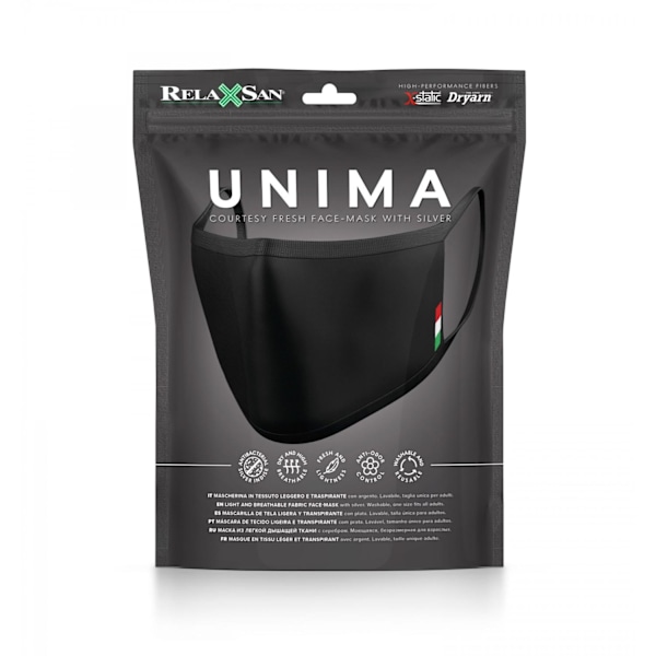 UNIMA Fresh Mask - Ansiktsmask/Munskydd i textil Grön/Vit