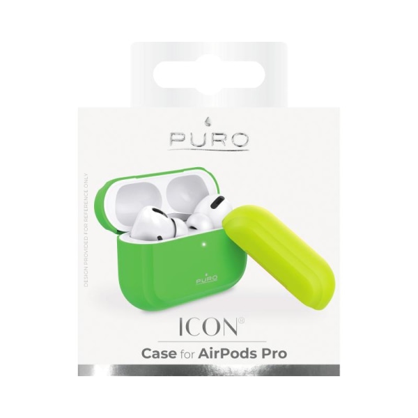 Puro - Icon Fluo Silikone Cover AirPods Pro - Grøn Green 9ce2 | Green | 40  | Fyndiq