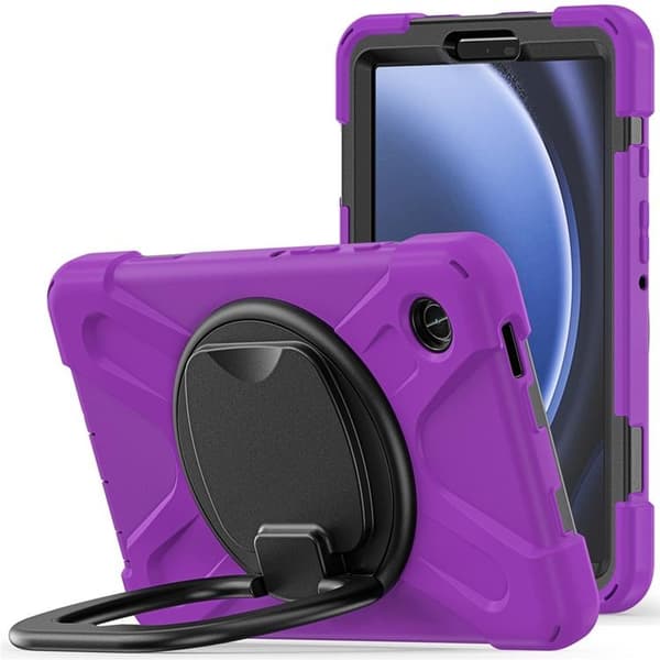 Mobilskal till Galaxy Tab A9 Kickstand Handle Grip - Lila Lila