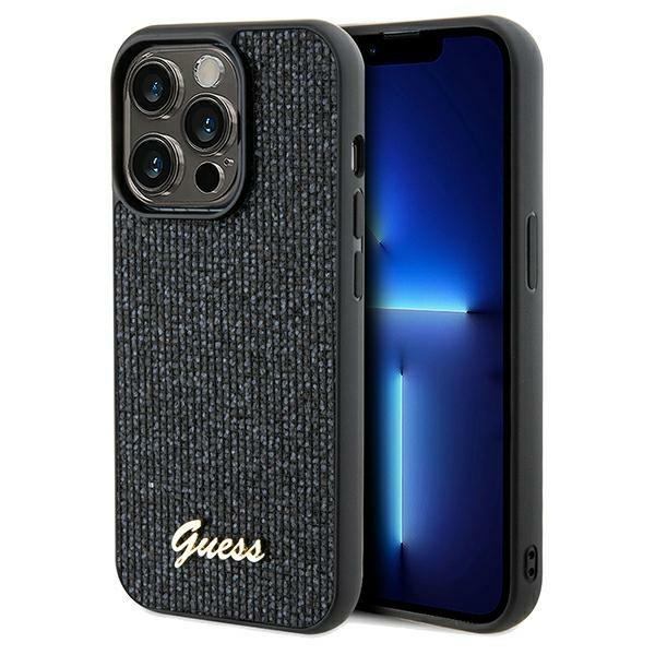 Guess Mobilskal till iPhone 14 Pro MagSafe Disco Metal Script