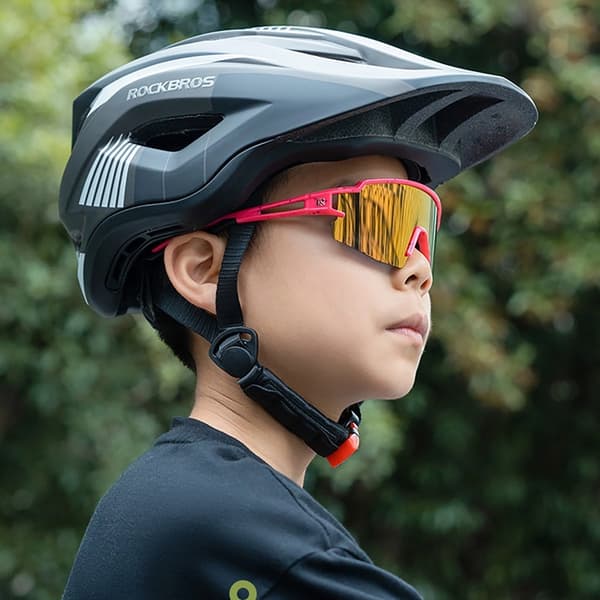 Rockbros Cykelglasögon för Barn Polariserade UV-skydd Grå