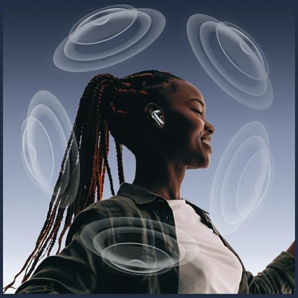 Awei TWS Bluetooth In-Ear Hovedtelefoner ENC TP100 - Sort Svart
