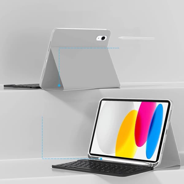 Tech-Protect iPad 10.9“ (2022) /11“ (2025) Taske+tastatur Grön