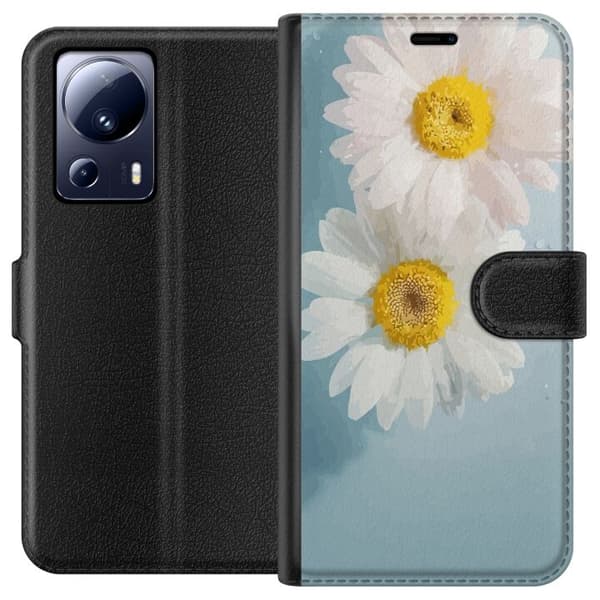 Pungcover til Xiaomi 13 Lite med Sommerblomster