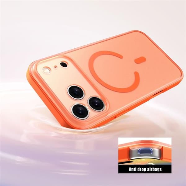 Mobilskal till iPhone 17 Pro MagSafe Skin Feel - Grå Grå
