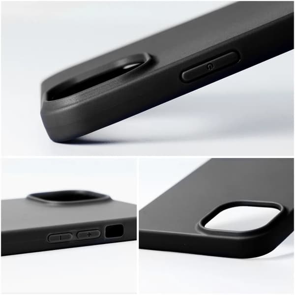 Telefontaske til iPhone 17 Matt - Sort Svart