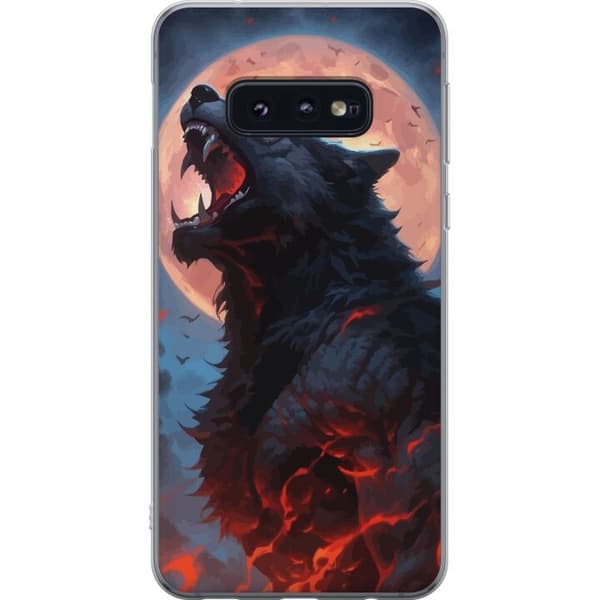 Mobilskal till Samsung Galaxy S10e med Ylande varg