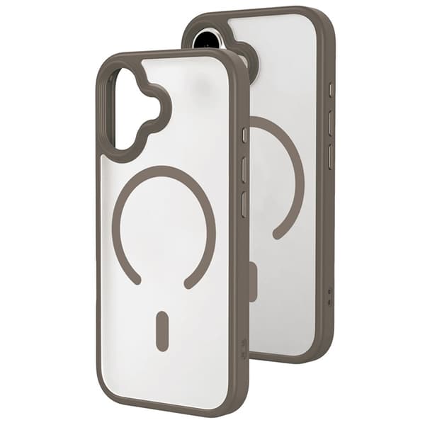 Mobilskal till iPhone 17 MagSafe Skin-Feel Rubberized - Titangrå Grå
