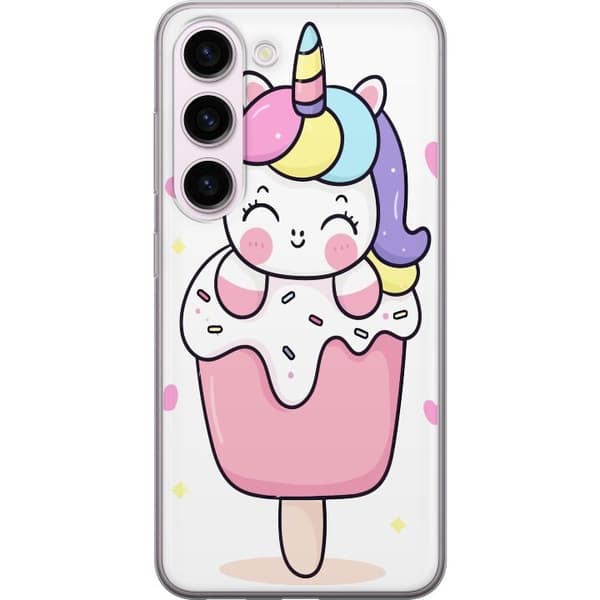 Telefontaske til Samsung Galaxy S23 med Happy Unicorn