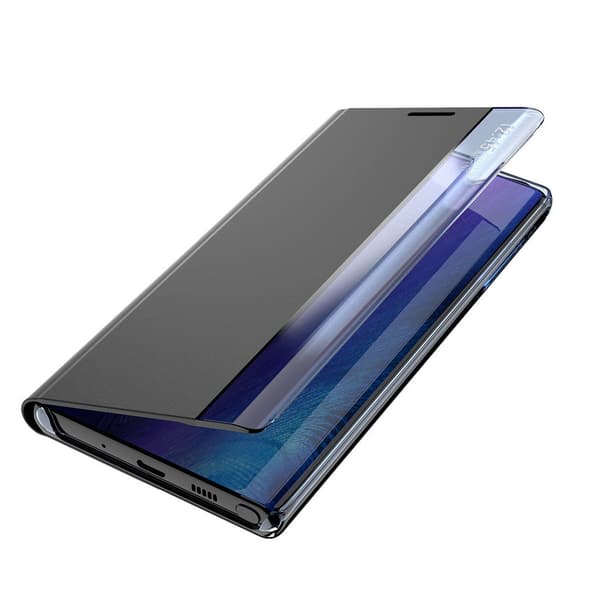 Galaxy S23 Plus Etui Sleep Flip - Sort Black