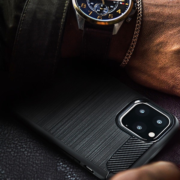 CARBON skal till Samsung Galaxy S8 Svart Svart