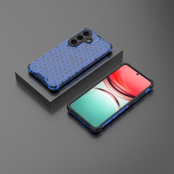 Samsung Galaxy S26/S26 Pro Skal Plast Honeycomb Form - Blå