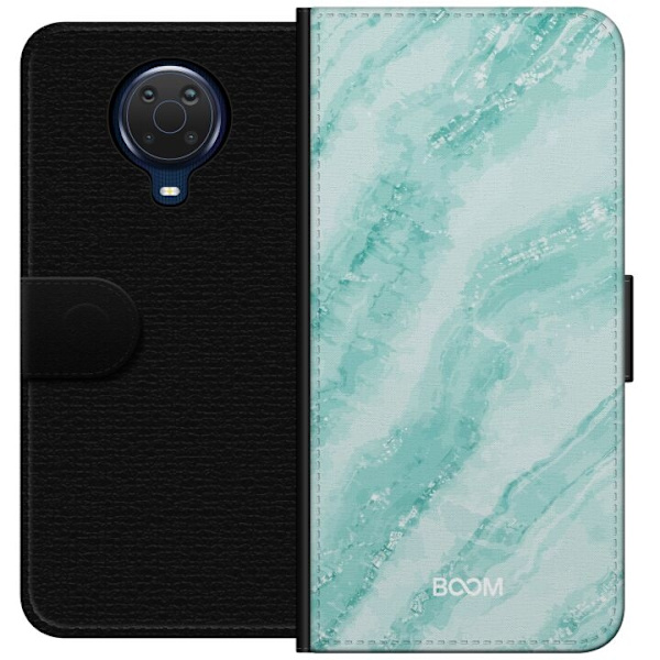 Plånboksfodral till Nokia G20 med Mint Marble