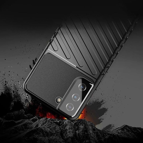 Galaxy S23 Skal Thunder Armor Silicone - Blå