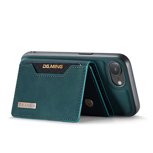 DG.MING M2 Series Mobilskal till iPhone 16e PU + PC + TPU - Grön