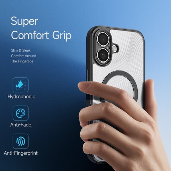 DUX DUCIS Aimo Series Mobilskal för iPhone 17 - PC+TPU - Svart