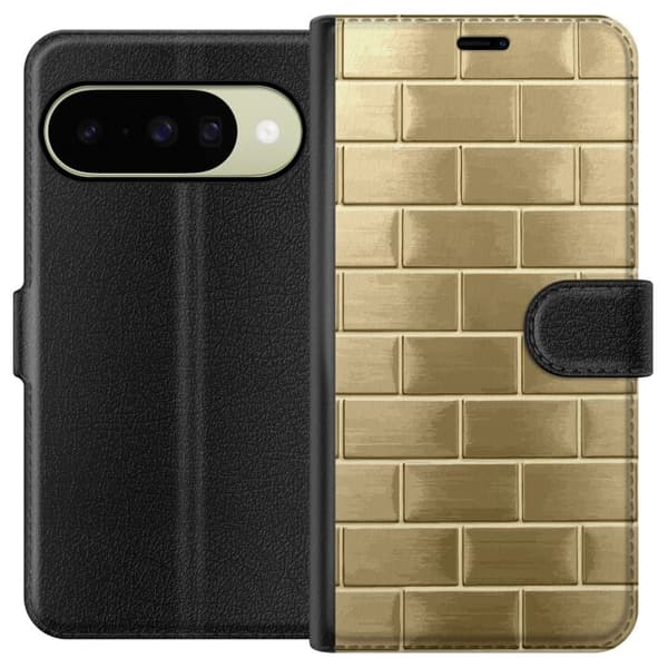 Pung taske til Google Pixel 10 med Golden Bricks