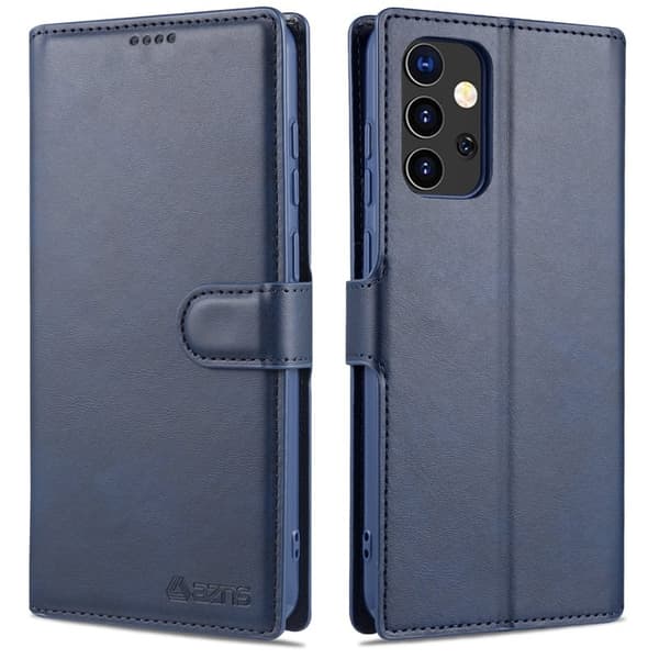 AZNS Samsung Galaxy A52 4G/5G Plånboksfodral Konstläder - Blå