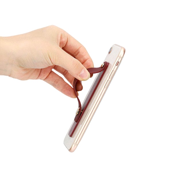 Self-Adhesive Silikon Finger Mobilgrip Strap - Blå