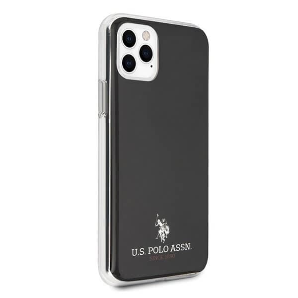 U.S. Polo Assn. Shiny iPhone 11 Pro Max Cover Sort Black