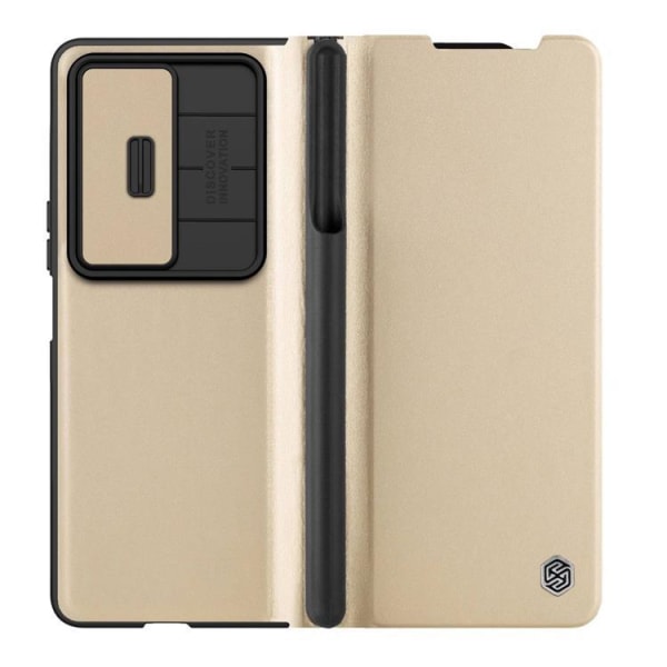 Nillkin Galaxy Z Fold 4 Case Qin Pro - kulta