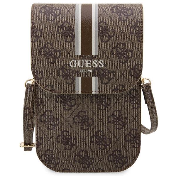 Guess Halsbandsfodral 4G Stripes - Brun