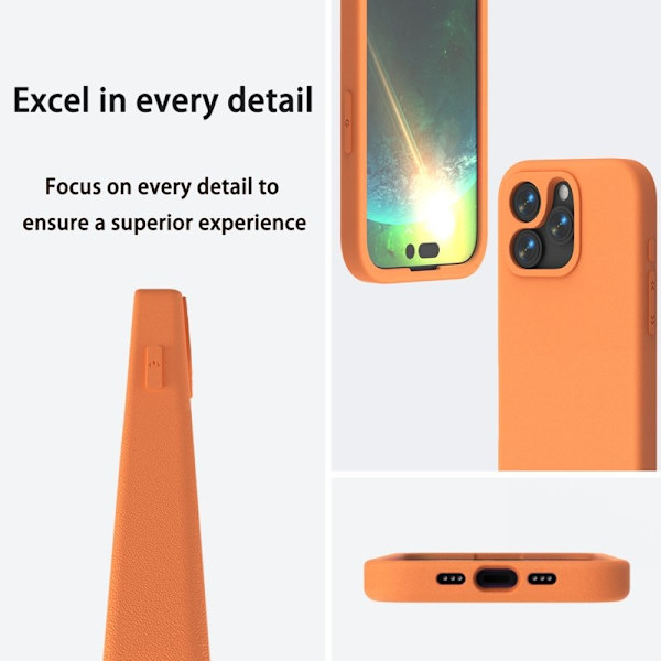 Mobilskal till iPhone 14 Pro Max Shockproof EVA - Orange Orange