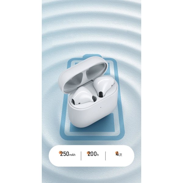 Remax TWS 10i langattomat Bluetooth 5.0 -kuulokkeet - valkoinen White