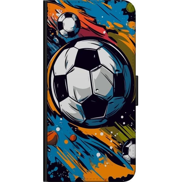 Plånboksfodral till Samsung Galaxy Note10 Lite med Fotbollar