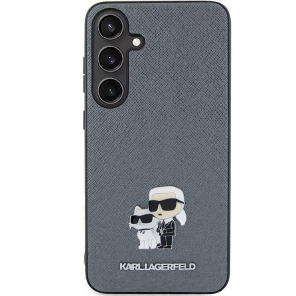 Karl Lagerfeld Galaxy S24 matkapuhelinkotelo Saffiano metallipinta