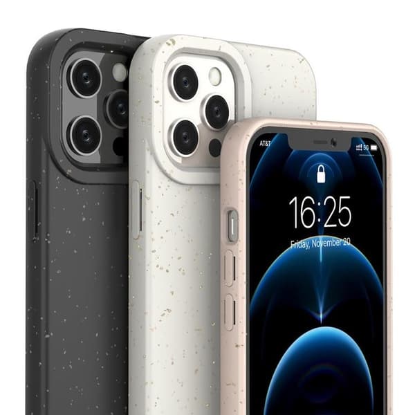 Eco Silikonikuori iPhone 11 Pro Max - Keltainen Gul