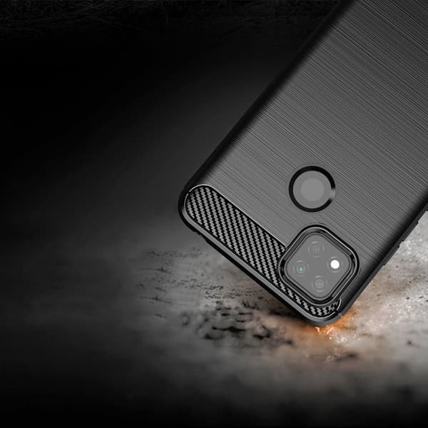 Xiaomi Redmi 9C/9C NFC Kuori Forcell Carbon - Musta Svart
