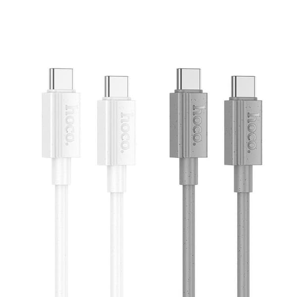 HOCO USB-C til USB-C 60W 1m Kabel 3A X107 - Hvid Vit