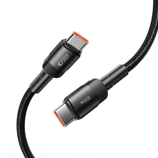 Tech-Protect USB-C till USB-C Kabel Ultraboost Evo 1m - Svart