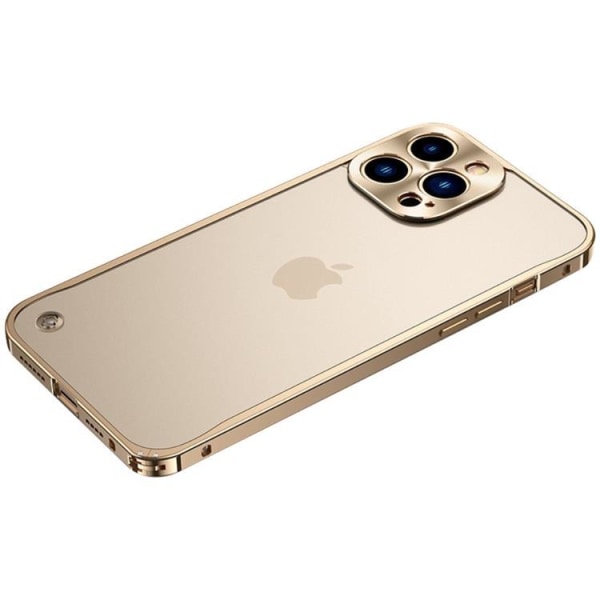iPhone 14 Pro Skal Metall Slim - Guld